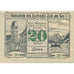 Banknote, Austria, Zell am See, 20 Heller mer 1920-08-31, UNC(63) Mehl:FS 1270II