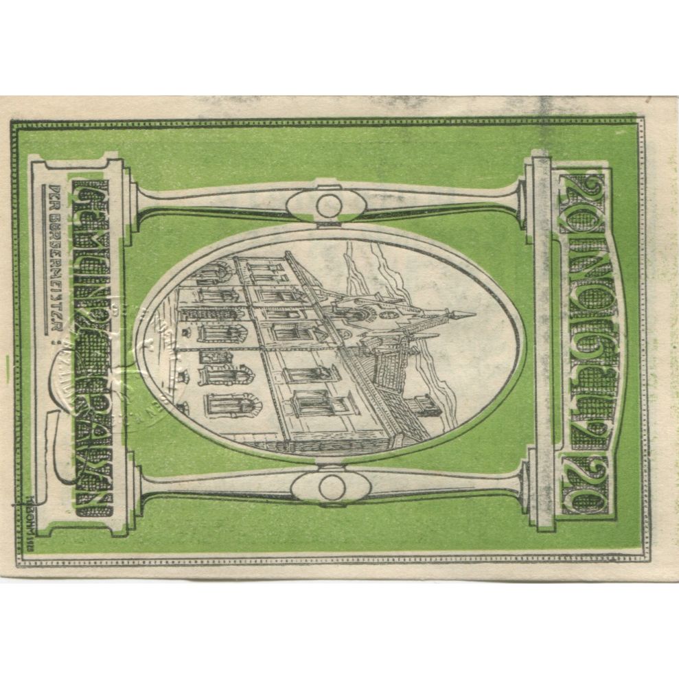 Banknote, Austria, Traisen, 20 Heller, mairie, 1920, UNC(63), Mehl:FS 1076IIa