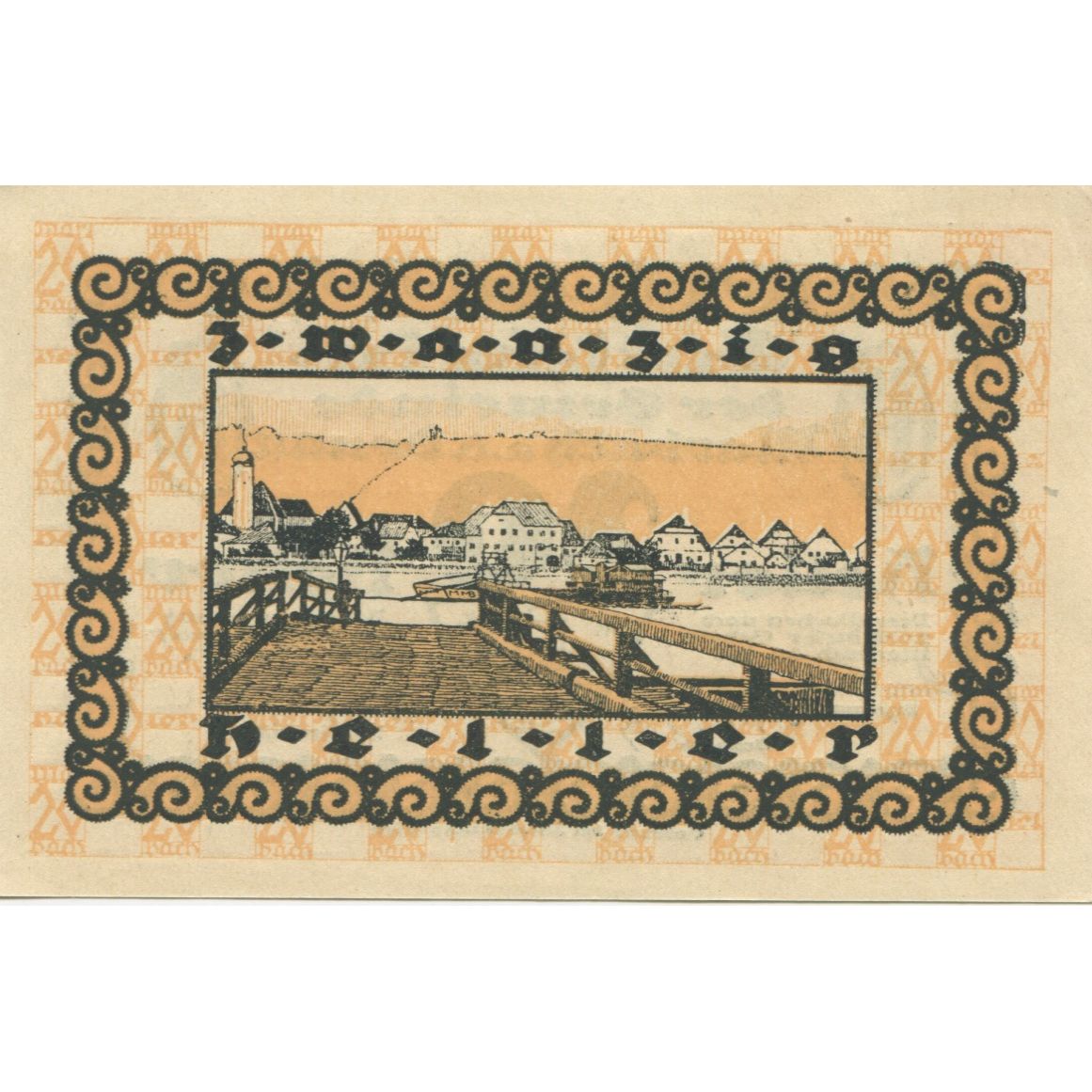 Banknote, Austria, Marbach, 20 Heller, pont, 1920, UNC(63), Mehl:FS 579II
