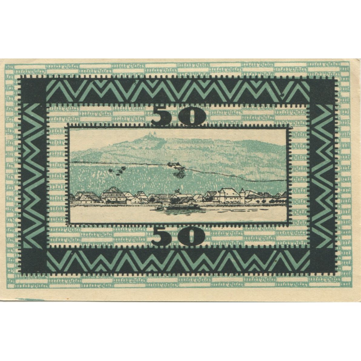 Banknote, Austria, Marbach, 50 Heller, château, 1920, UNC(63), Mehl:FS 579II