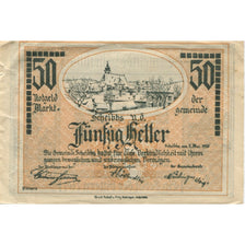 Banknote, Austria, Scheibbs, 50 Heller, village, 1920 EF(40-45) Mehl:FS 957IIb
