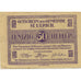 Banconote, Austria, St Ulrich, 50 Heller, village, 1920 SPL- Mehl:FS 940