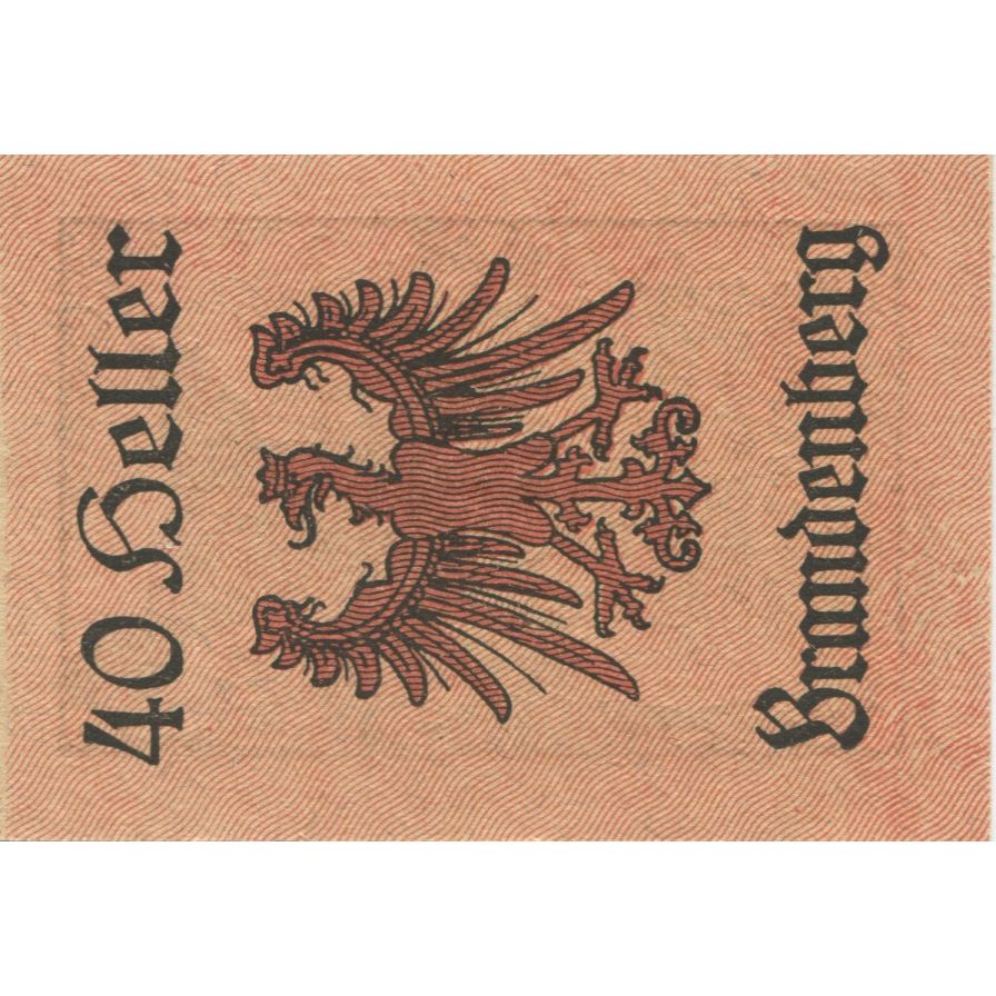 Geldschein, Österreich, Brandenberg, 40 Heller, aigle 1920 UNZ- Mehl:FS 99a