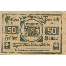 Billet, Autriche, Perg, 50 Heller, Blason, 1920, 1920-12-31, SUP, Mehl:FS 730I