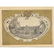 Banknote, Germany, Fürstenberg, 25 Pfennig, château, 1922 UNC(63) Mehl: 402.15