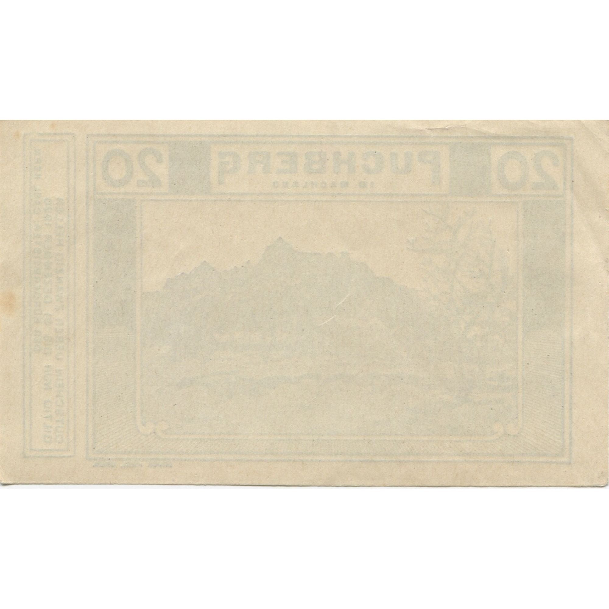 Billet, Autriche, Puchberg, 20 Heller, château, 1920 SUP, Mehl:FS 787Ia