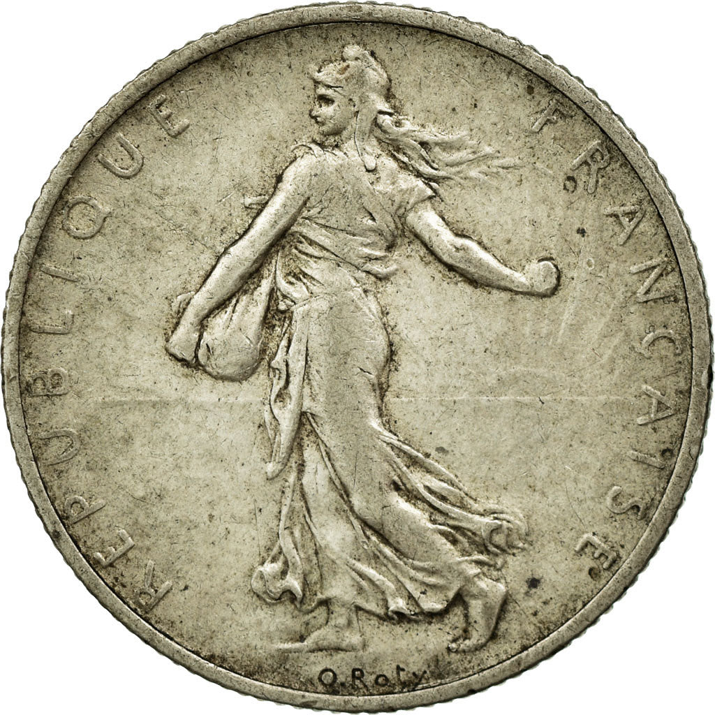 Coin, France, Semeuse, 2 Francs, 1908, EF(40-45), Silver, KM:845.1, Gadoury:532