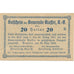 Banknote, Austria, Klaffer, 20 Heller, route 1921-03-31, UNC(63), Mehl:FS 450b