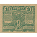 Banknote, Austria, St Peter, 10 Heller, Blason, 1921 UNC(63) Mehl:FS 926