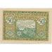Banknote, Austria, Pfarrwerfen, 50 Heller, montagne, 1920 UNC(63) Mehl:FS 745b