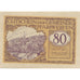 Banknote, Austria, Pfarrwerfen, 80 Heller, village 1920 UNC(63) Mehl:FS 745b