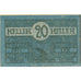 Banknote, Austria, Raab, 20 Heller, Texte, 1920, UNC(63), Mehl:FS 805Ia