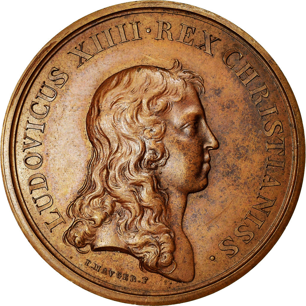 Frankrijk, Medaille, Louis XIV, La Majorité du Roi, History, 1651, Mauger
