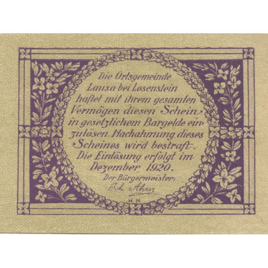 Banknote, Austria, Losenstein, 20 Heller, Eglise, 1920, UNC(63), Mehl:FS 506Ia