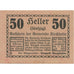 Banknote, Austria, Kirchheim, 50 Heller, Texte, 1920 UNC(63) Mehl:FS 447IIa