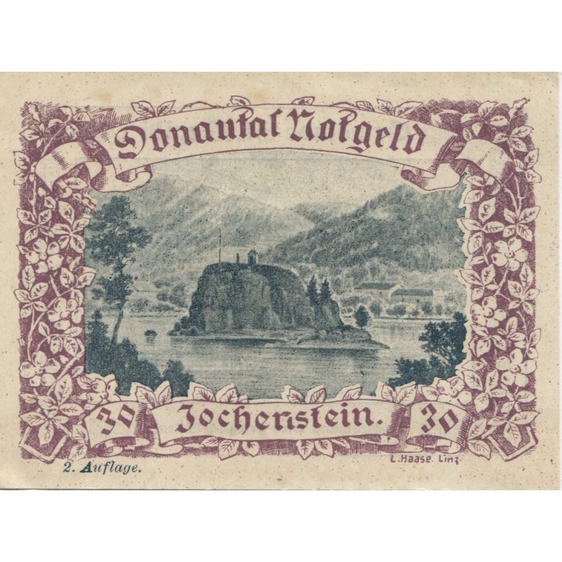 Banknote, Austria, St Aegidi, 30 Heller, rocher, 1920, UNC(63), Mehl:FS 127d