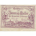 Banknote, Austria, Liebenau, 20 Heller, paysage, 1921 UNC(63) Mehl:FS 521