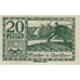 Banknote, Austria, Mondsee, 20 Heller, paysage, 1920 UNC(63) Mehl:FS 626a1