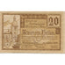 Billet, Autriche, Waidhofen, 20 Heller, Blason 1920-12-31, SPL, Mehl:FS 1125