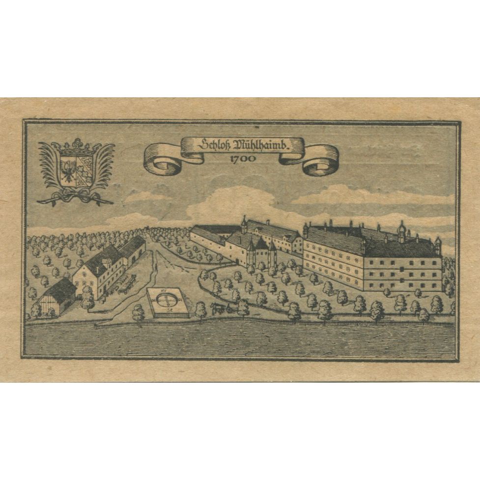 Banknote, Austria, Mühlheim, 20 Heller, château, 1920 UNC(63) Mehl:FS 631