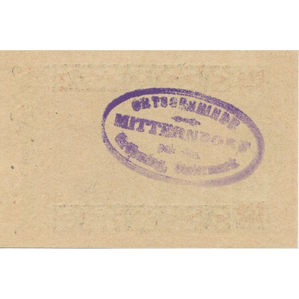 Geldschein, Österreich, Mitterndorf 20Heller, village, 1920 UNZ- Mehl:FS 621IIa1