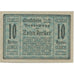 Banknote, Austria, Pennewang, 10 Heller, Texte, 1920 UNC(63) Mehl:FS 727a