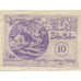Geldschein, Österreich, Schardenberg, 10 Heller, village, 1920, VZ Mehl:FS 954b