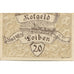 Biljet, Oostenrijk, Loiben, 20 Heller, Eglise 1920-11-30, SUP, Mehl:FS 1096a