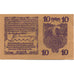 Geldschein, Österreich, Kirchberg, 10 Heller, cheval, 1920 VZ Mehl:FS 443a