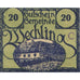 Geldschein, Österreich, Wechling, 20 Heller, Maison, 1920 UNZ- Mehl:FS 1145a