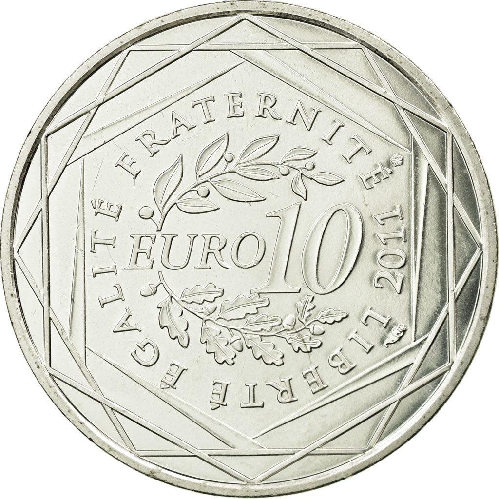 Münze, Frankreich, 10 Euro, 2011, UNZ, Silber, KM:1728