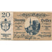 Geldschein, Österreich, Pochlarn, 20 Heller, château 1920 UNZ- Mehl:FS 755II