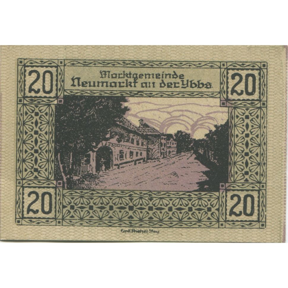 Banknote, Austria, Neumarkt, 20 Heller, rue 1920-12-31, UNC(63), Mehl:FS 663b