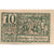 Geldschein, Österreich, Mondsee, 10 Heller, Blason 1920-12-31 UNZ- Mehl:FS 626a1