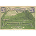 Geldschein, Österreich, Stein 20 Heller, paysage, 1920 UNZ- Mehl:FS 1015I.1