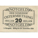 Banconote, Austria, Ostermiething, 20 Heller, Texte, 1920 SPL Mehl:FS 713IIIj