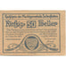 Banknote, Austria, Seitenstetten, 50 Heller, Blason, 1920, UNC(63), Mehl:FS 990