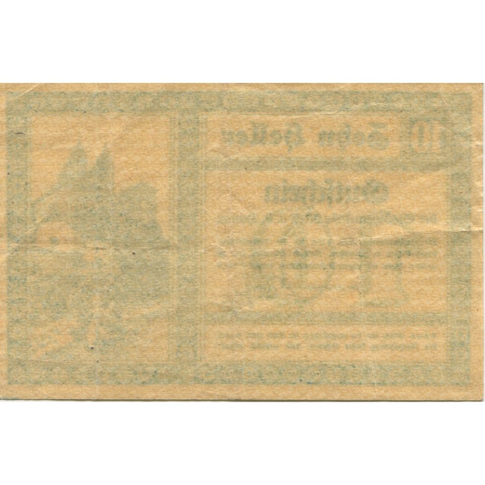 Banconote, Austria, Melk, 10 Heller, château, 1920, 1920-06-30, SPL, Mehl:605If