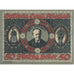 Geldschein, Österreich, Krieglach, 50 Heller, personnage, 1920 UNZ- Mehl:FS 480a