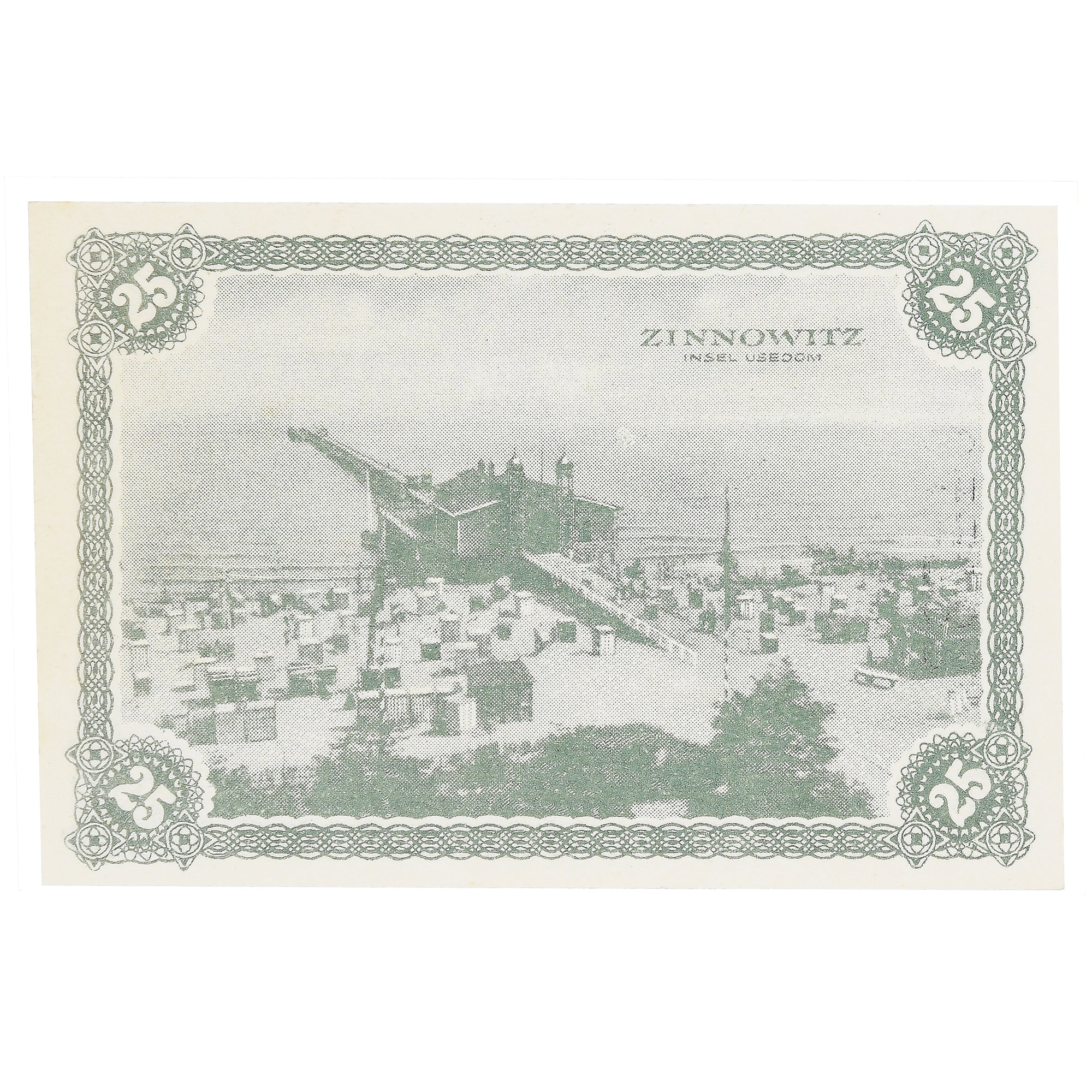 Banknote, Germany, Zinnowitz, 25 Pfennig, mer, 1921 UNC(63) Mehl: Z11.1