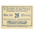 Banconote, Germania, Vienenburg, 25 Pfennig, soldat, 1921, SPL, Mehl:1361.1i