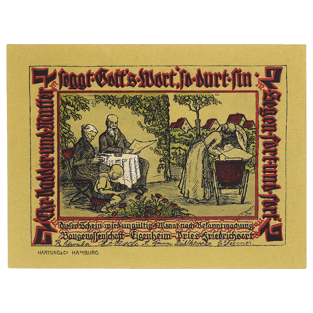 Banknot, Niemcy, Pries-Friedrichsort, 2 Mark, Eglise, 1922, UNC(63), Mehl:1075.1
