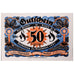 Banknote, Germany, Kahla, 50 Pfennig, personnage, 1921 UNC(63) Mehl:668.9a