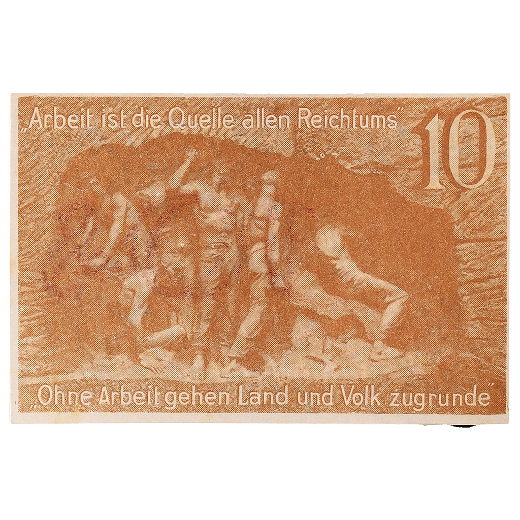 Banconote, Germania, Waldenburg, 10 Pfennig, Blason 1920-02-01, SPL Mehl:W3.16a