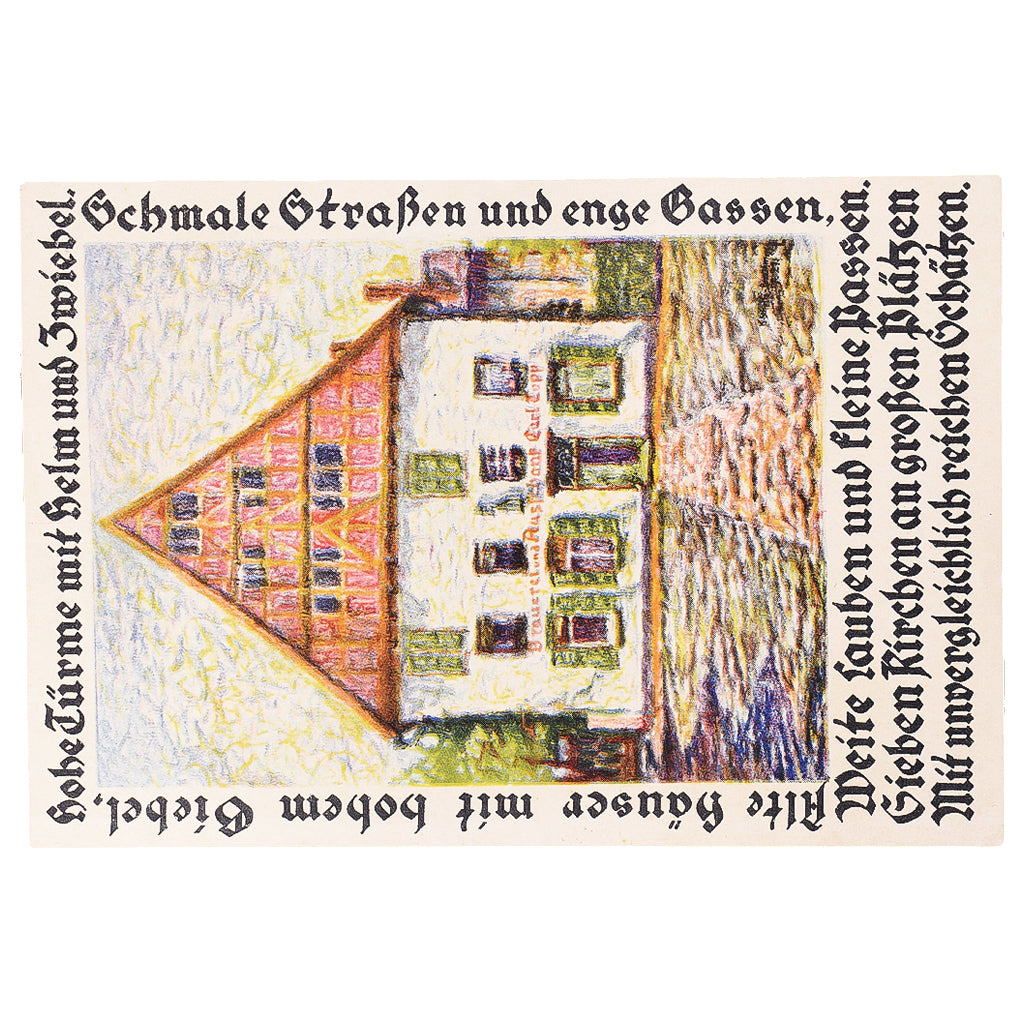 Geldschein, Deutschland, Soest, 2 Mark, Maison, 1921, UNZ-, Mehl:1234.1