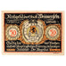 Banconote, Germania, Weissenfels, 50 Pfennig, couture, 1921, SPL, Mehl:1403.2