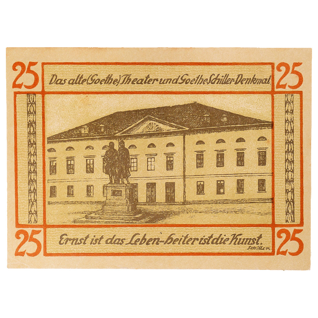 Banknot, Niemcy, Weimar, 25 Pfennig, château 1920-03-01, UNC(63) Mehl:1398.1a