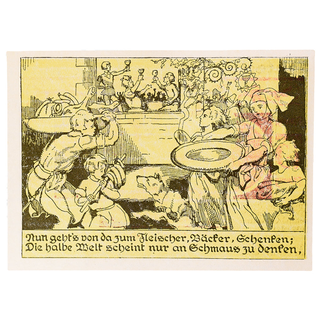 Banconote, Germania, Weimar, 75 Pfennig, personnage, 1921 SPL Mehl:1398.7