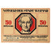 Banknote, Germany, Weimar, 50 Pfennig, portrait 3, 1921 UNC(63) Mehl:1398.6