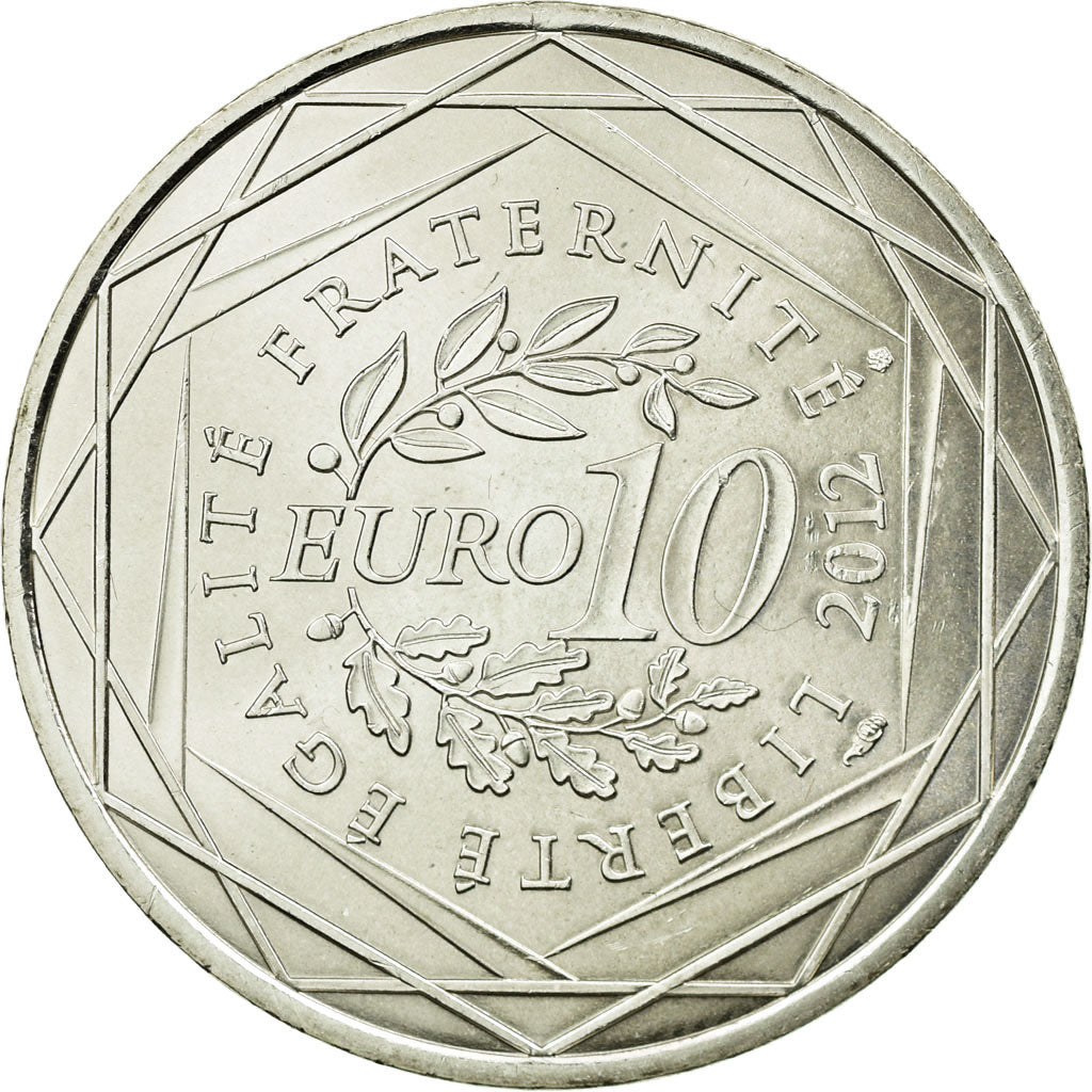 Moneta, Francia, 10 Euro, 2012, SPL, Argento, KM:1867